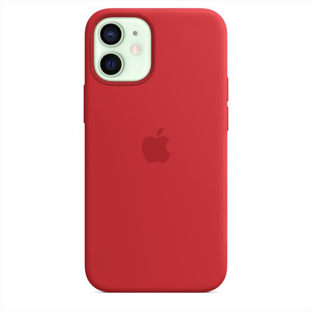 "APPLE - Custodia MagSafe in silicone per iPhone 12 Mini-(PRODUCT)RED"