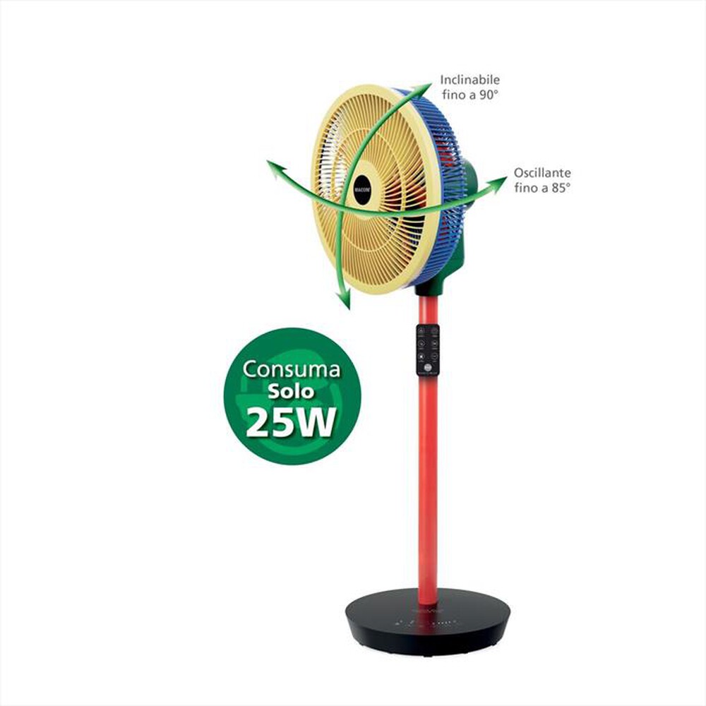 "MACOM - Ventilatore a piantana COLOUR FAN"