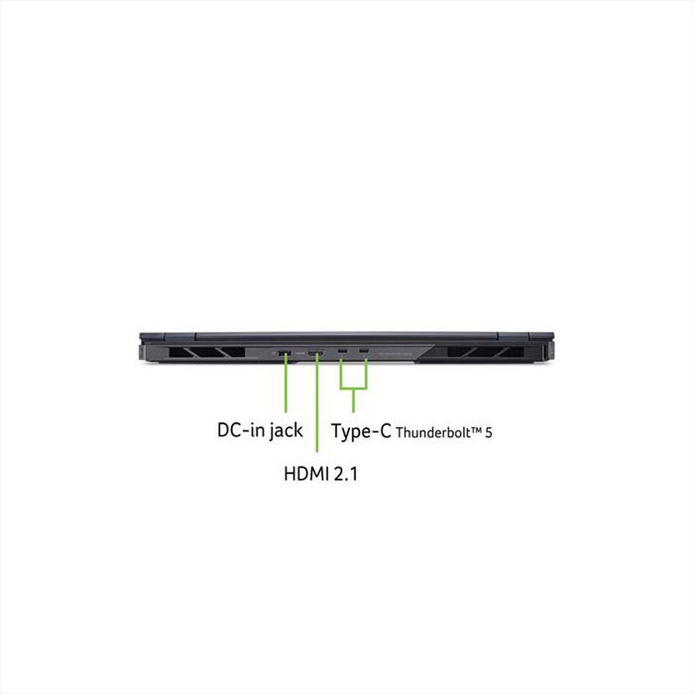 Immagine del prodotto ACER - NOTEBOOK GAMING PREDATOR HELIOS 18 AI PH18-73-955L-Nero