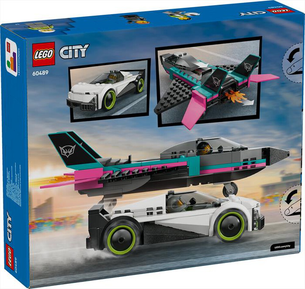 Immagine del prodotto LEGO - CITY Jet contro Auto sportiva - 60489