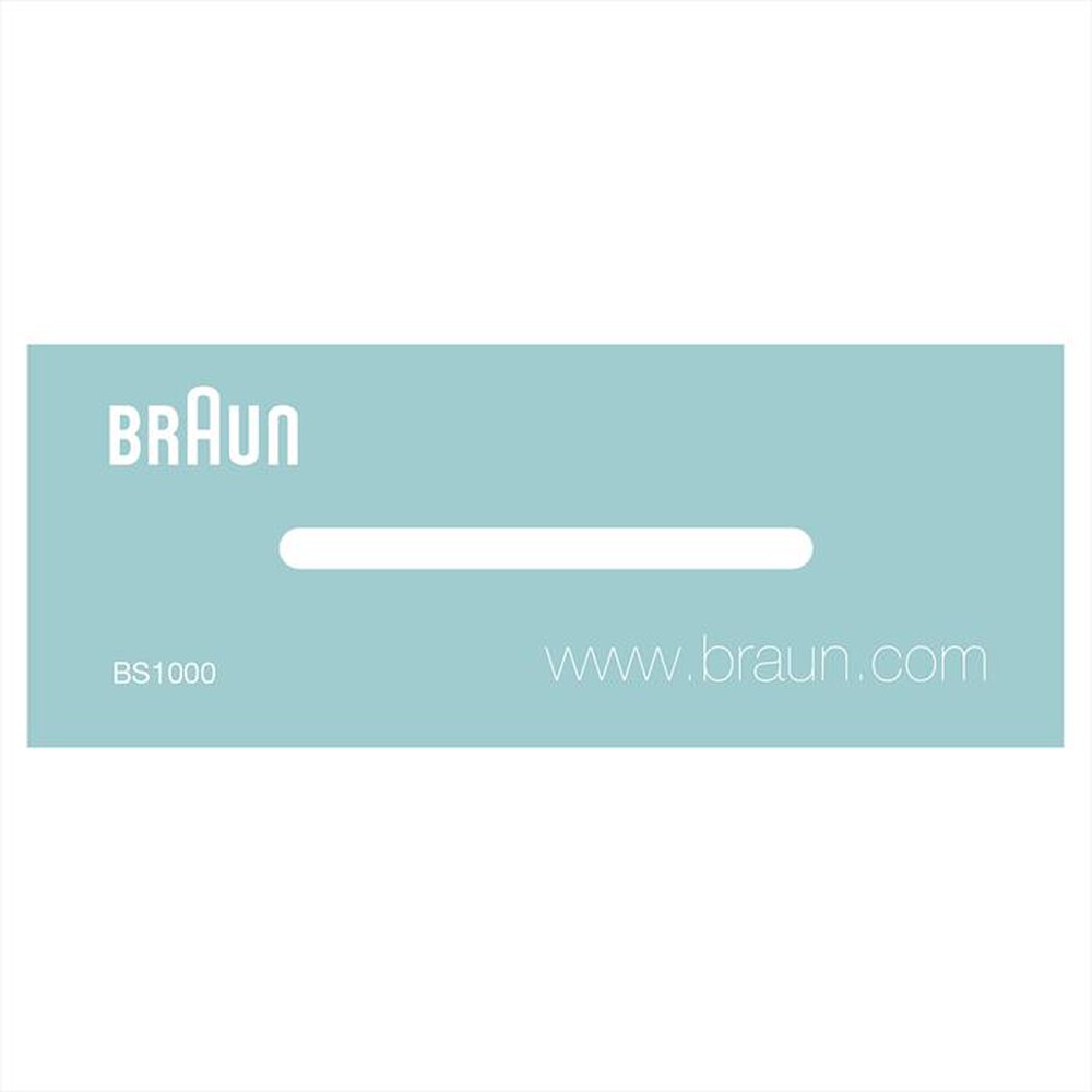 "BRAUN - Mini rifinitore corpo BS1000-Bianco"