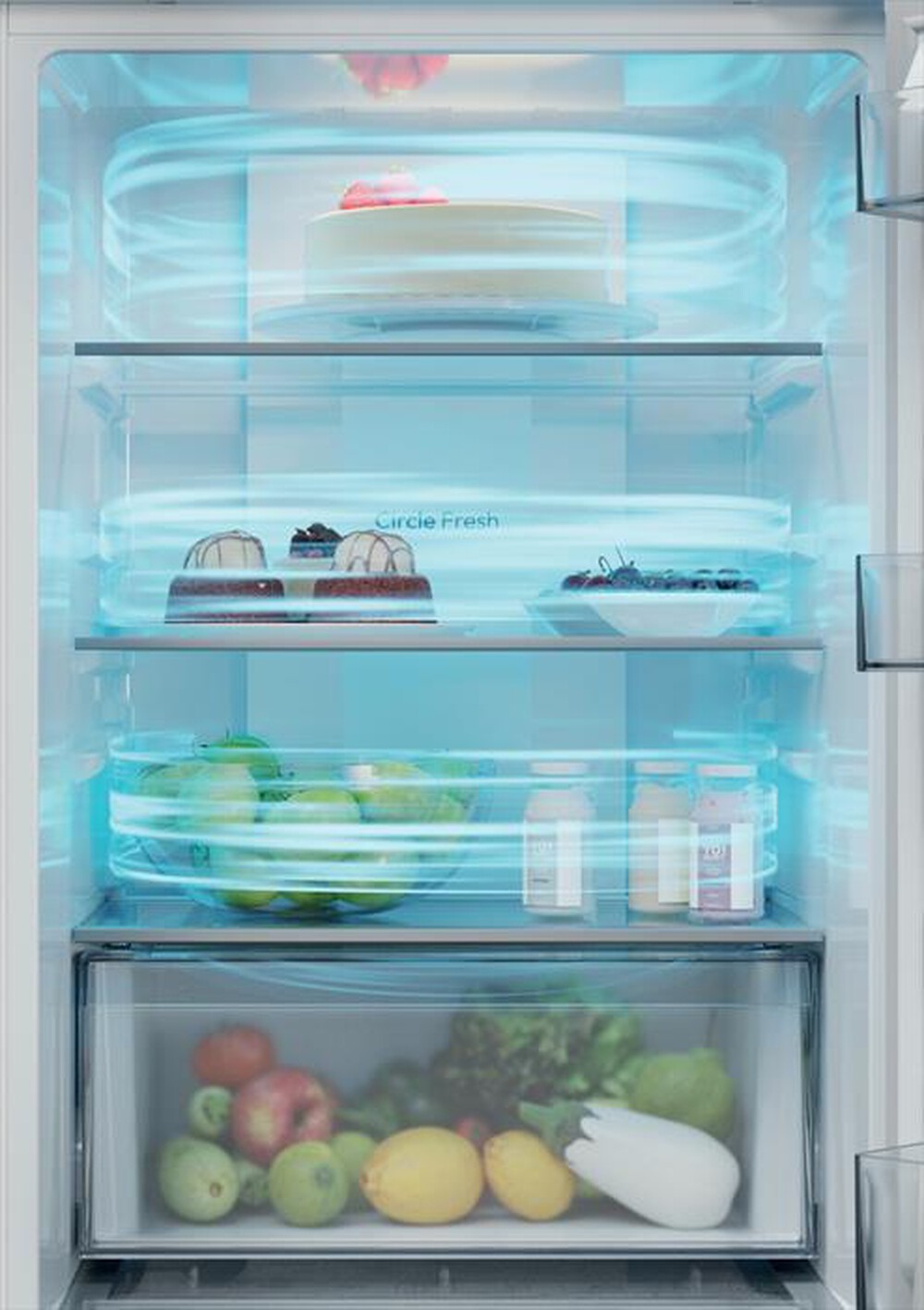 Immagine del prodotto CANDY - Frigorifero combinato CNBQT3518E Classe E 251 lt-Bianco