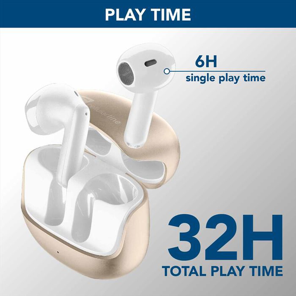 Immagine del prodotto CELLULARLINE - Auricolare bluetooth CALL PURELY-Oro