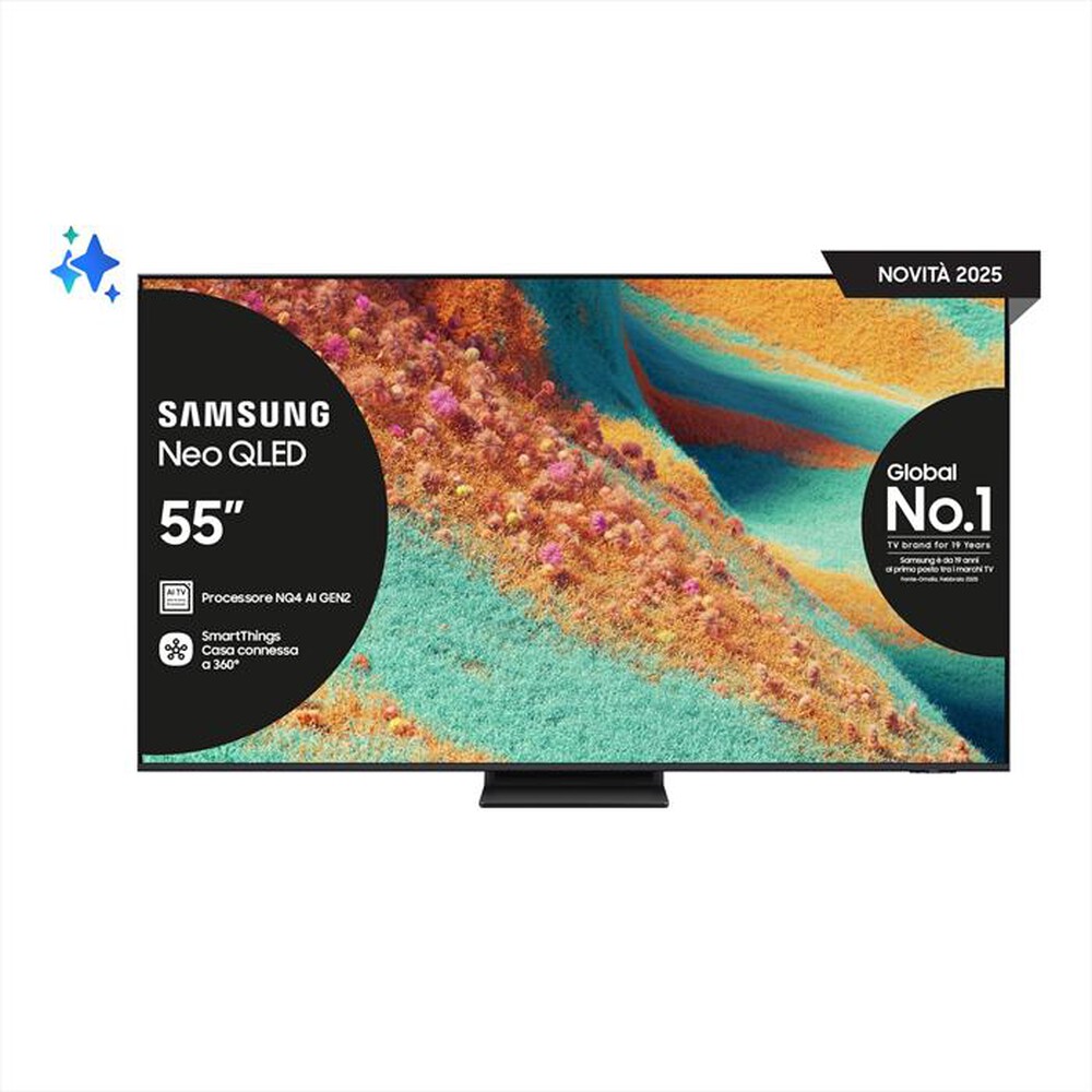 Immagine del prodotto SAMSUNG - Smart TV MINI LED UHD 4K 55" QE55QN85FAUXZT-Eclipse Silver