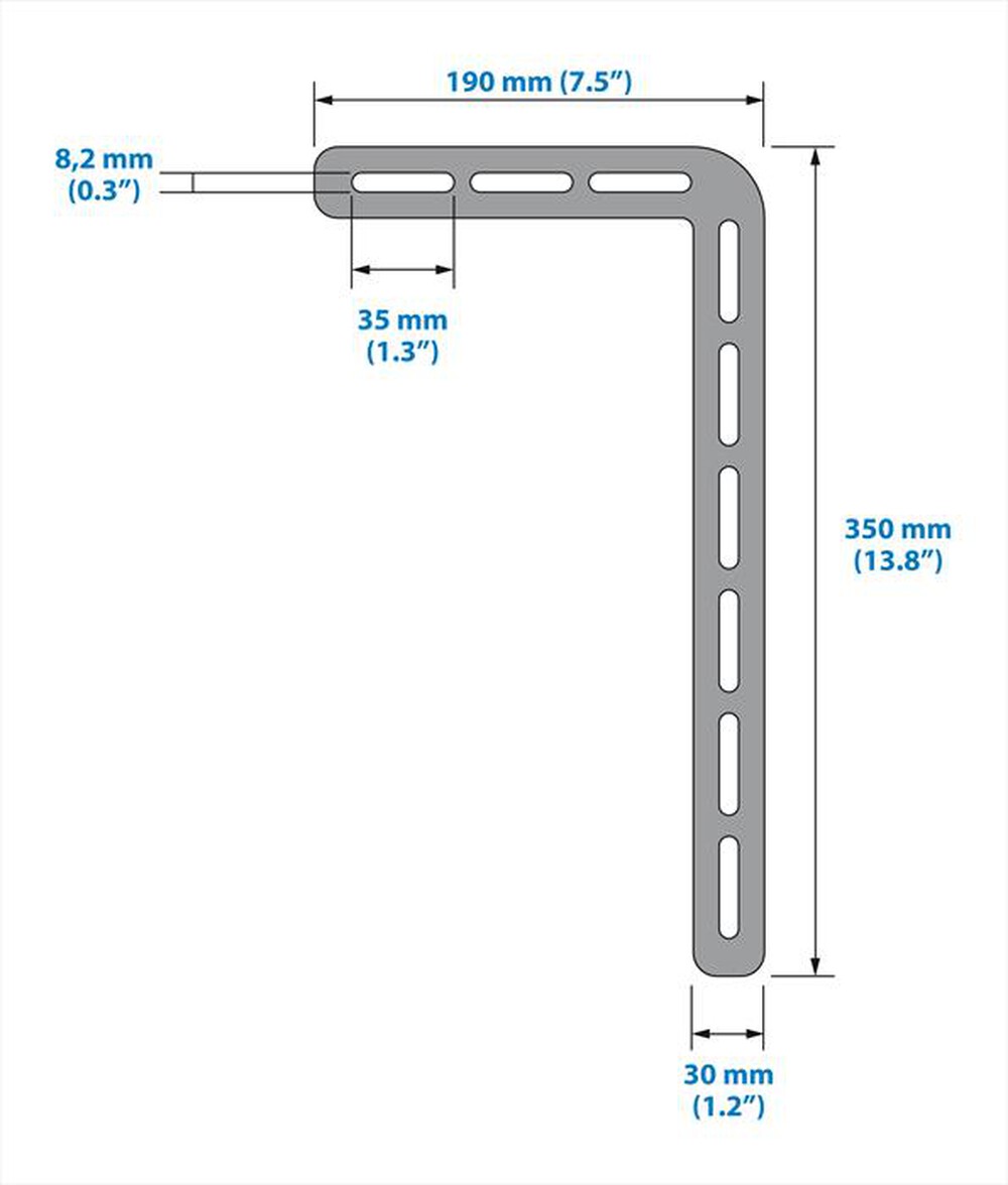 "MELICONI - Sound Bar 1000 - Supporto per Sounbar-Nero"