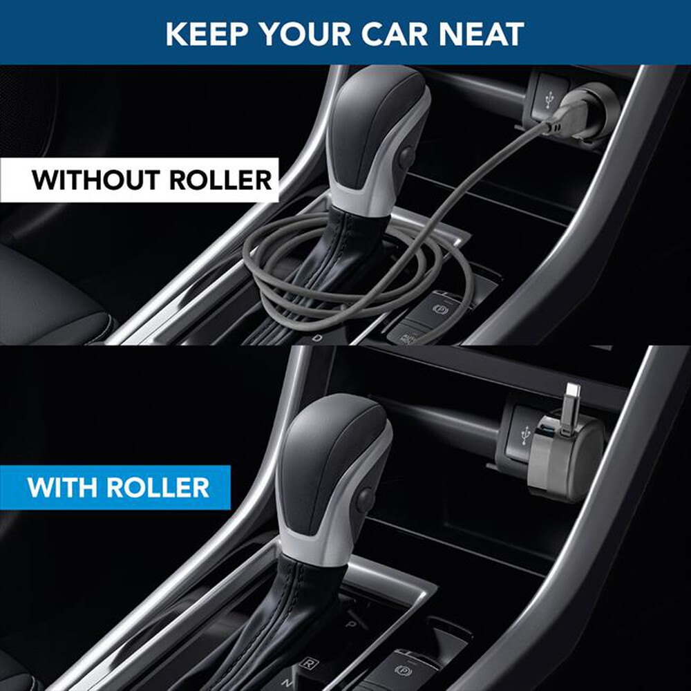 Immagine del prodotto CELLULARLINE - RETRACTABLE CAR CHARGER 65W-Nero