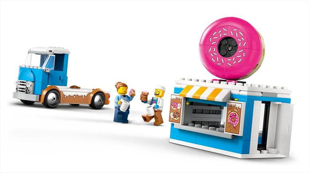 "LEGO - CITY Furgone delle ciambelle - 60452-Multicolore"