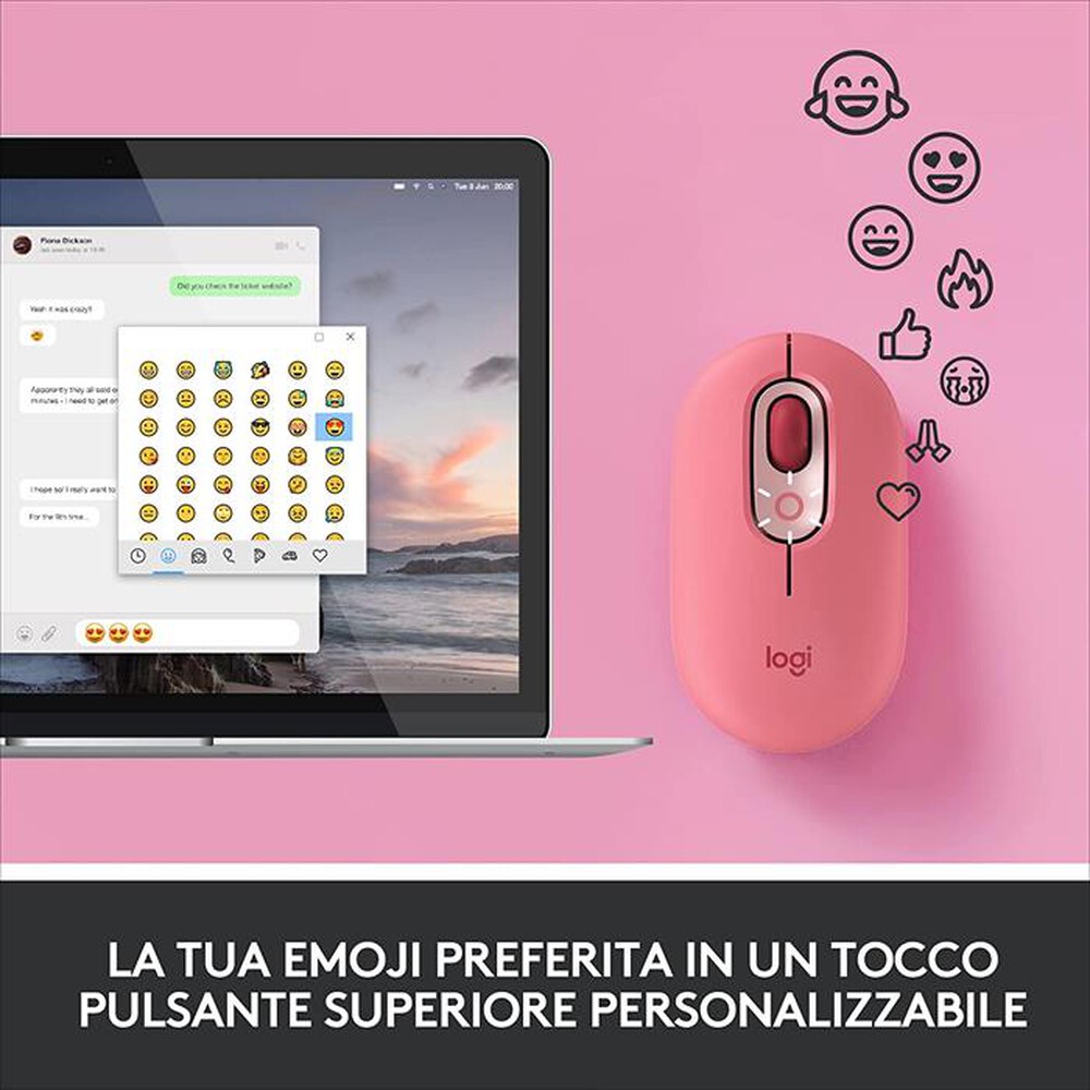 "LOGITECH - POP Mouse-Heartbreaker"