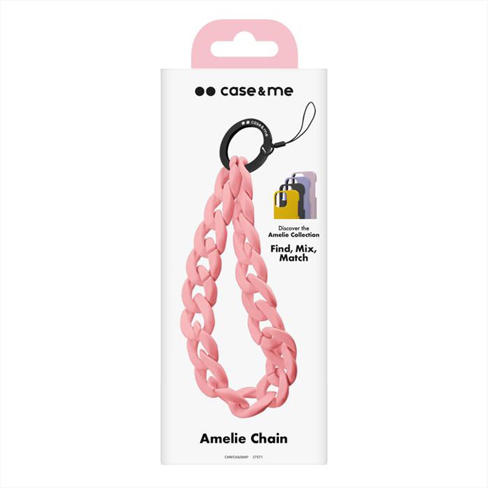 "CASEME - Laccetto da polso CMWCHAINMP-Rosa"