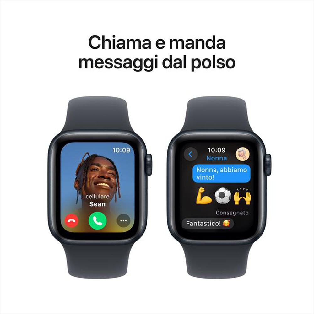 "APPLE - Watch SE GPS 40mm Cassa Alluminio-Midnight Sport Band Midnight S"