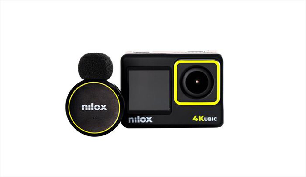 "NILOX - Action cam 4KUBIC-NERO/GIALLO"
