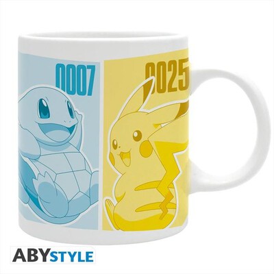 ABYSSE - POKEMON - TAZZA 320 ML  PIKACHU & KANTO-Multicolore