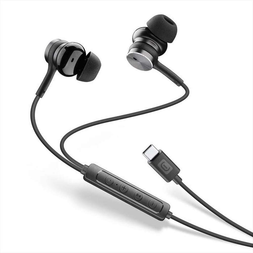 Immagine del prodotto CELLULARLINE - VIPER &ndash; AURICOLARE IN-EAR USB-C CON ANC (NERO)-Nero