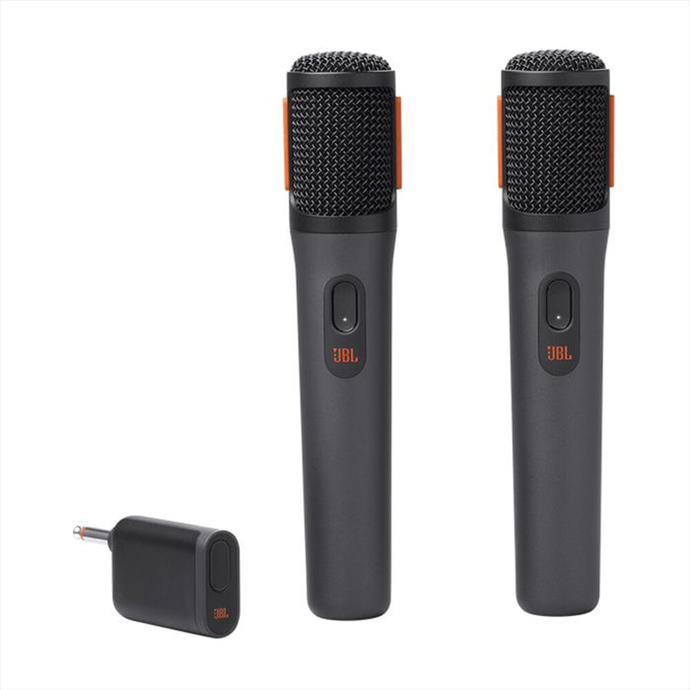 JBL - Microfono a condensatore PARTYBOX WIRELESS MIC-Nero