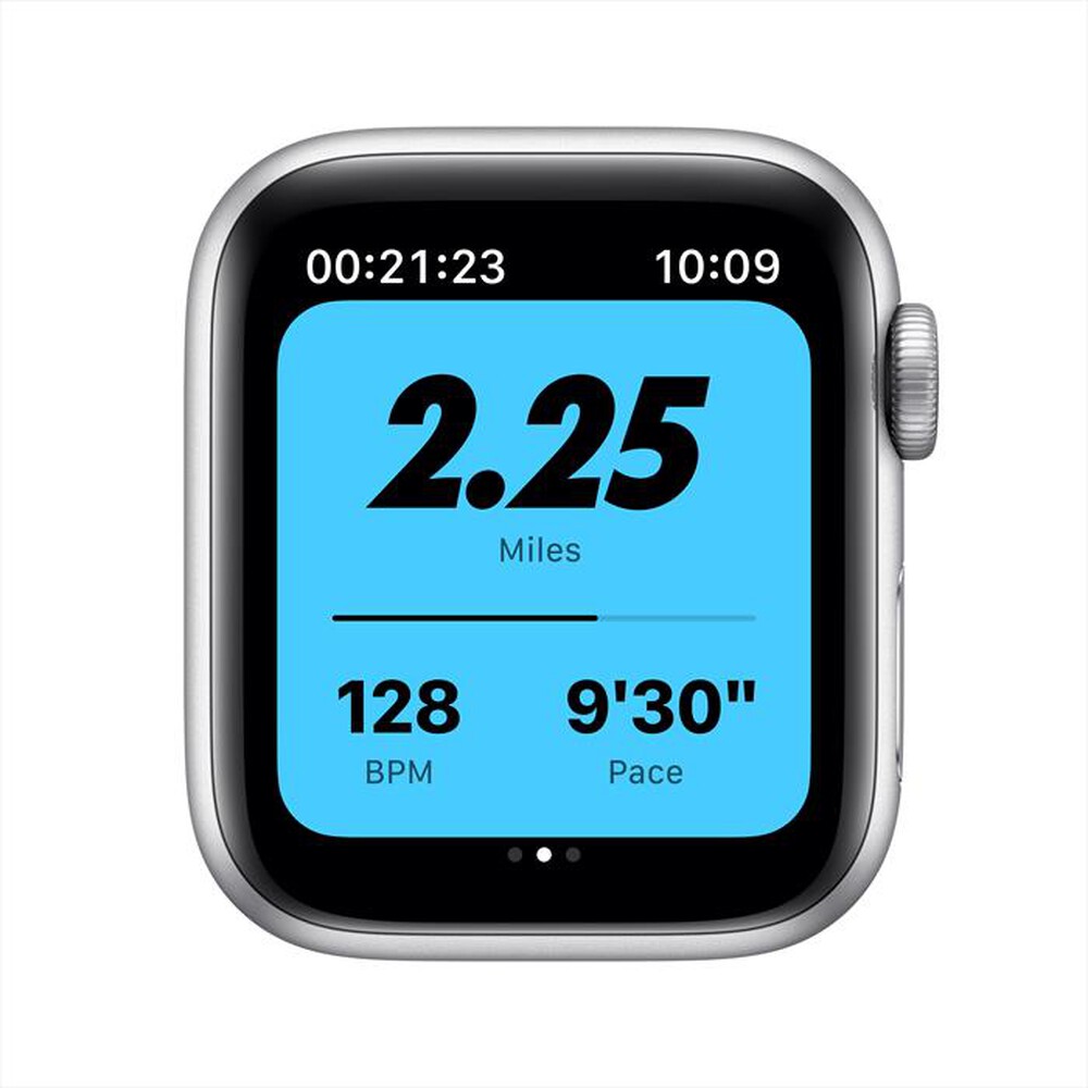 "APPLE - Watch Nike Series 6 GPS+Cell 40mm All Silver-Sport Pure Platinum/Black"