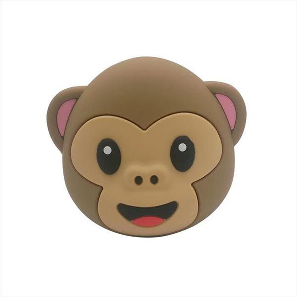"CELLY - PBMONKEY2200BR - PB 2200 EMOJI MONKEY-Marrone/Plastica"