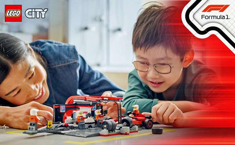 Immagine del prodotto LEGO - CITY F1 Pitstop e meccanici con Ferrari F1® 60443