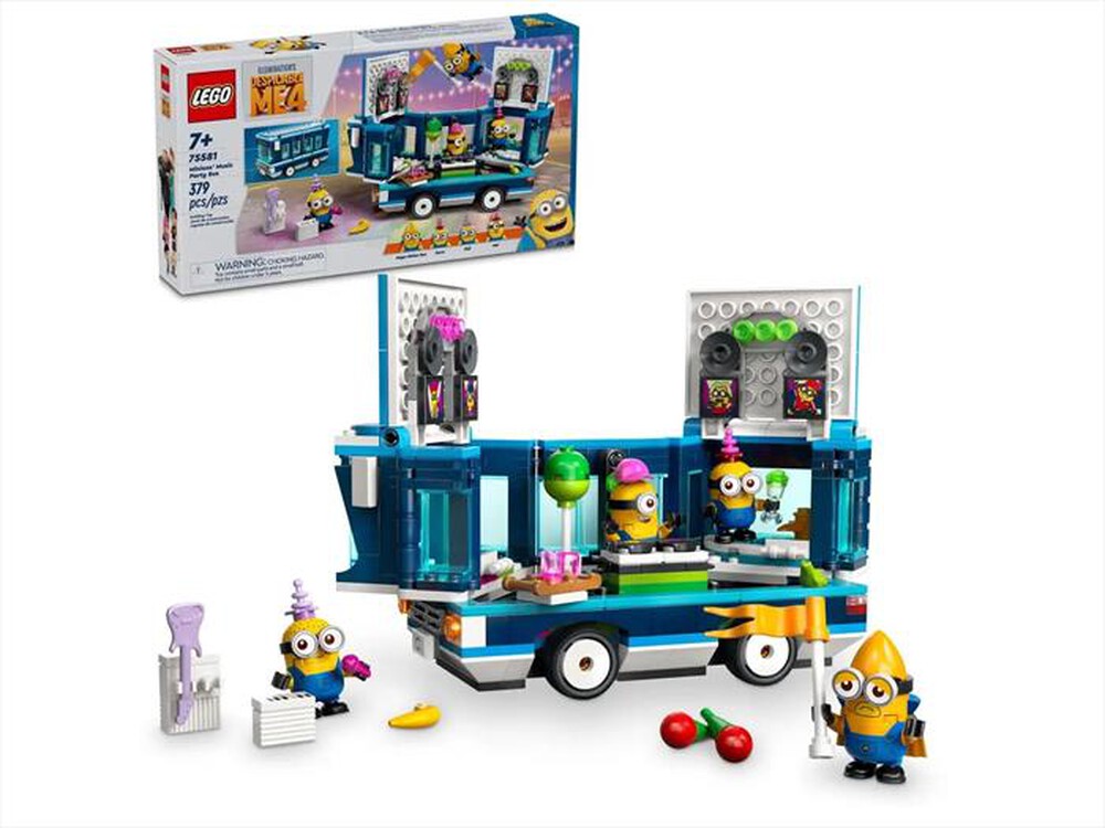 "LEGO - Il Party Bus musicale dei Minions - 75581-Multicolore"