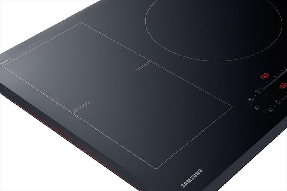 "SAMSUNG - Piano cottura induzione NZ84F7NC6AB/ET 80 cm-Vetro Ceramica Nero"