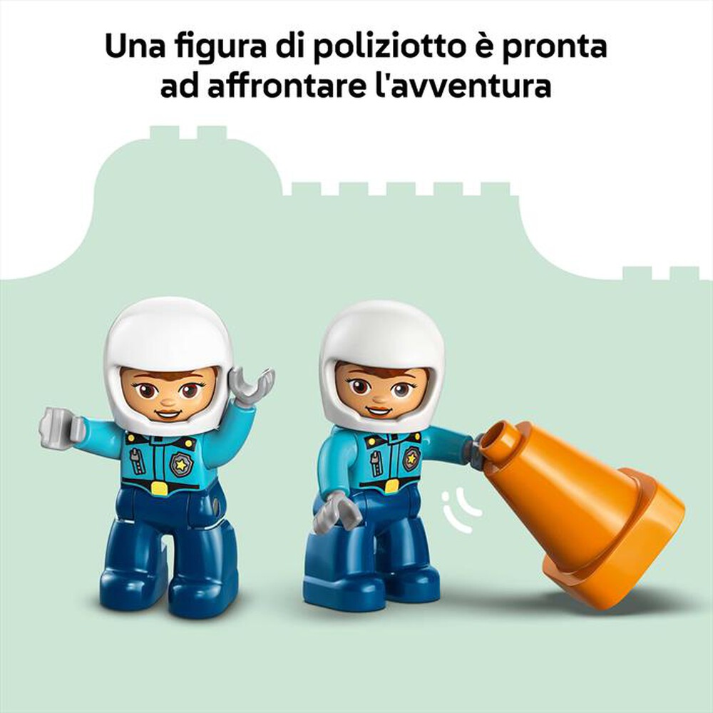 Immagine del prodotto LEGO - DUPLO Motocicletta blu della Polizia - 10471