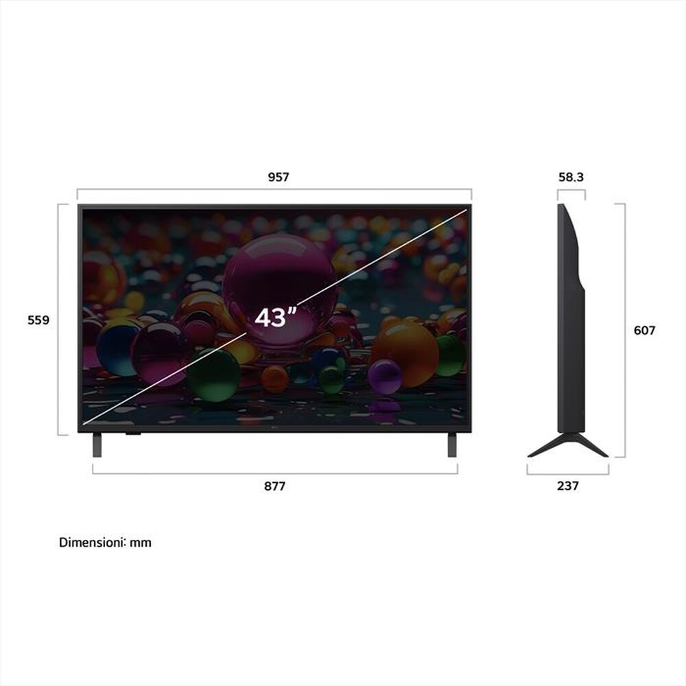 "LG - Smart TV LED UHD 4K 43\" 43UA75006LA-Nero"
