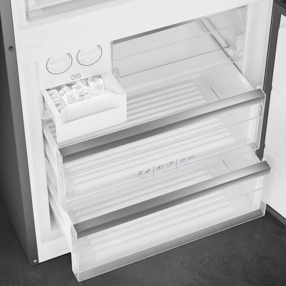 Immagine del prodotto SMEG - Frigorifero combinato FC48KDND Classe D 481 lt-Dark inox