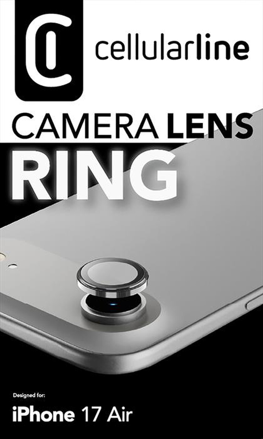Immagine del prodotto CELLULARLINE - CAMERA LENS RING per IPHONE AIR-Trasparente