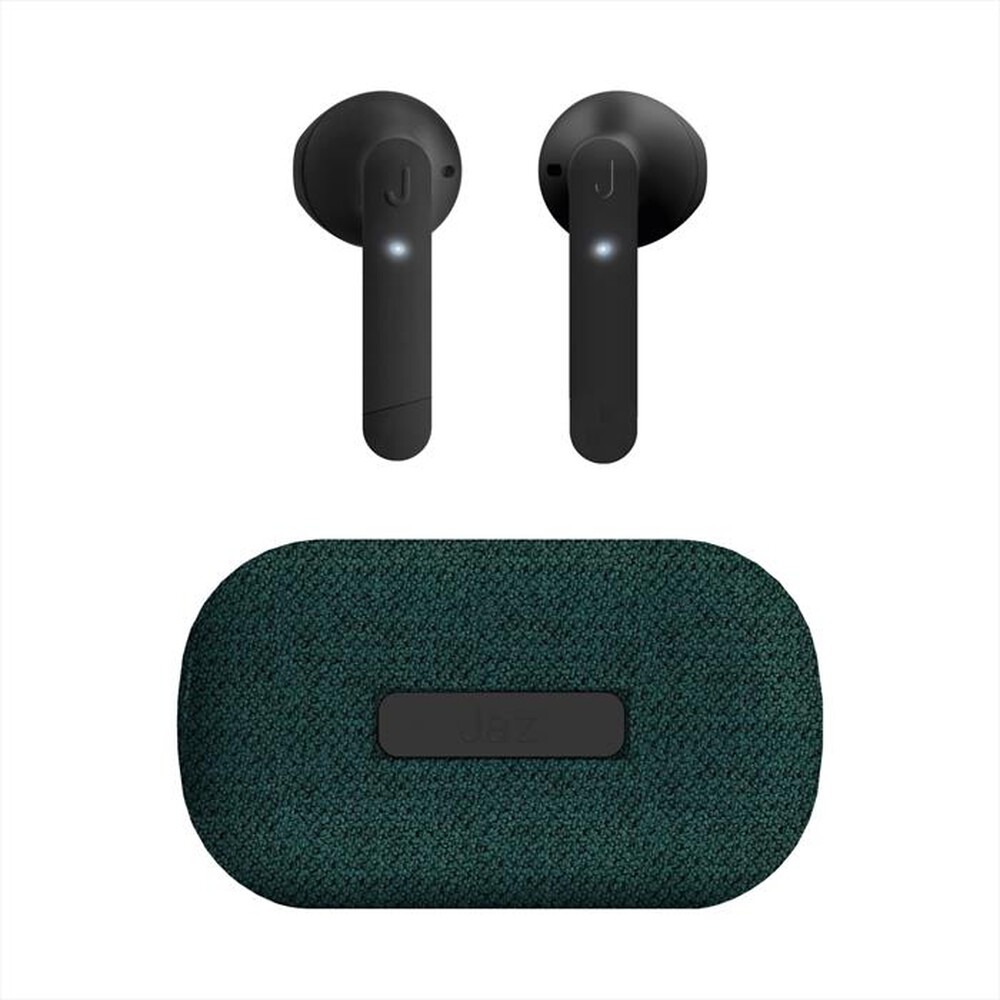 "JAZ - Auricolare bluetooth TEJZEARTWSTISSUEBTDG-Nero"