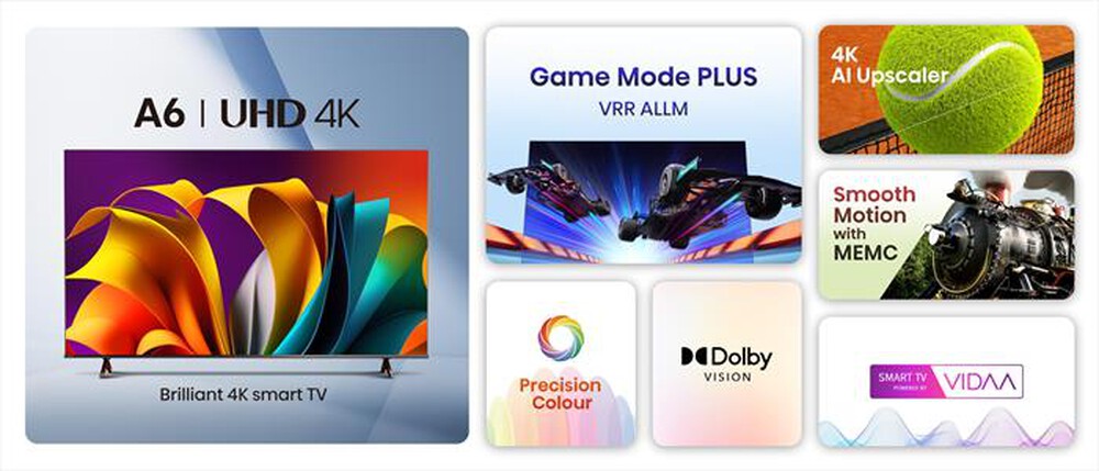 Immagine del prodotto HISENSE - Smart TV LED UHD 4K 65" 65A69N-NERO