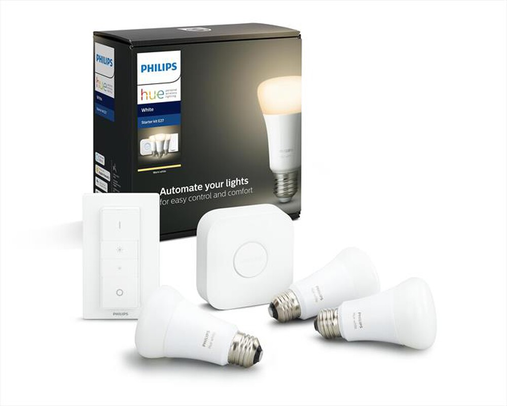 "PHILIPS - PHILIPS HUE WHITE STARTER KIT-Bianco"