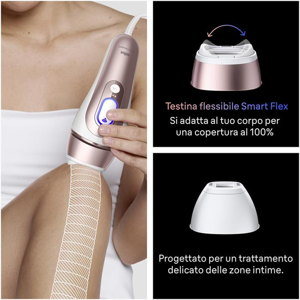 Immagine del prodotto BRAUN - Epilatore a luce pulsata smart IPL PL7211 BOX EURO-BIANCO/BRONZO