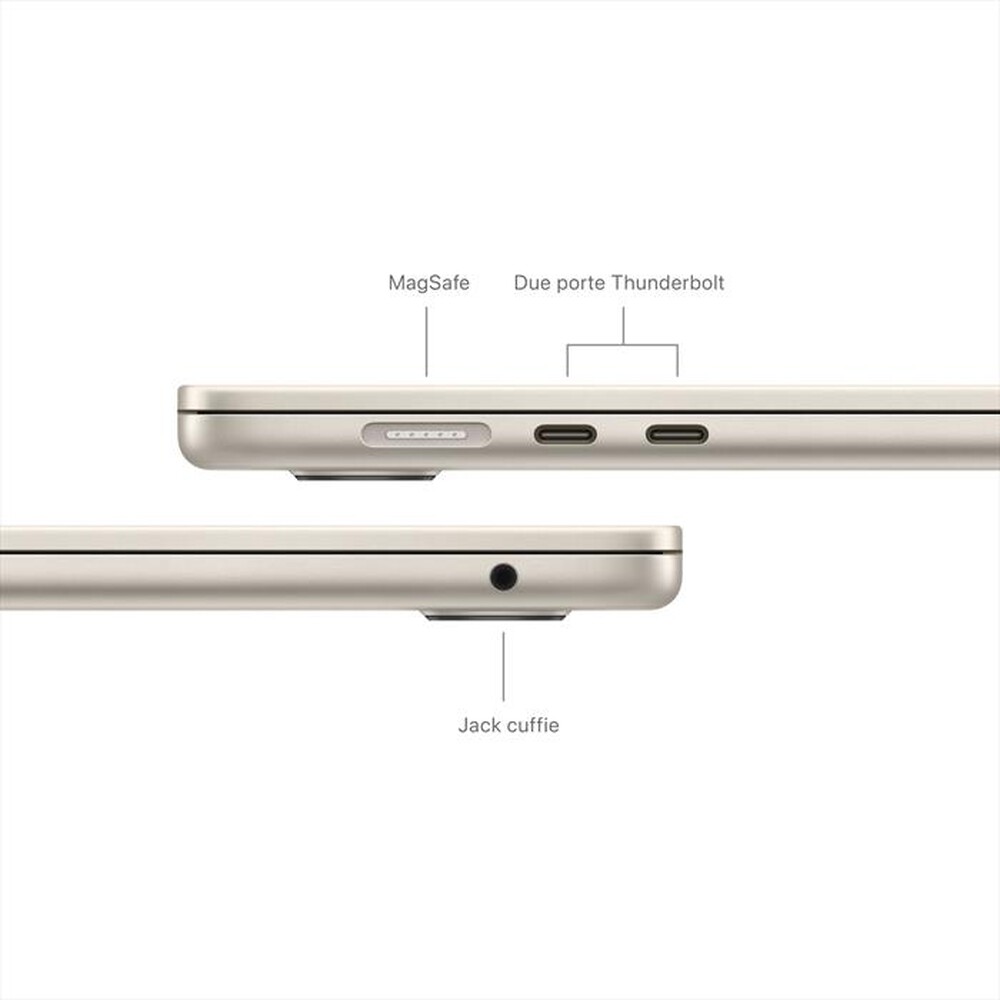 "APPLE - MACBOOK AIR 15'' M3 CORE 8 CPU CORE 10 GPU 256GB-Galassia"
