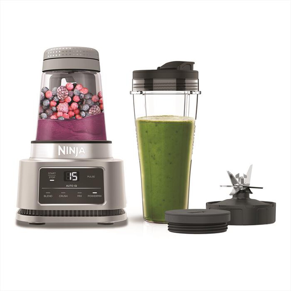 "NINJA - Frullatore 2 in 1 POWER NUTRI CB100EU-GRIGIO/NERO"