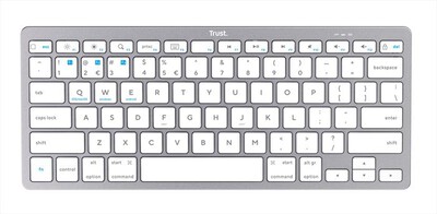 TRUST - BASICS BLUETOOTH KEYBOARD IT-Silver