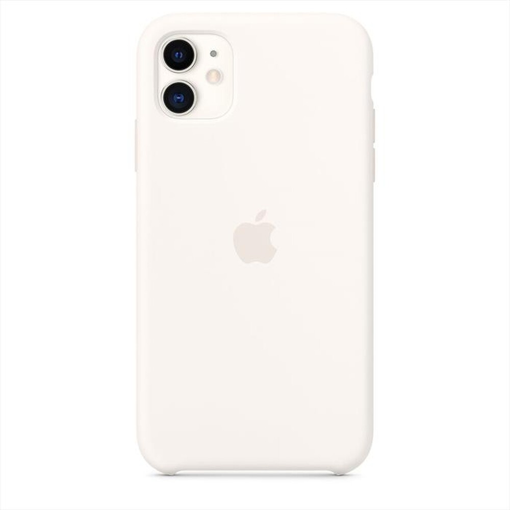 "APPLE - Custodia in silicone per iPhone 11-Bianco panna"