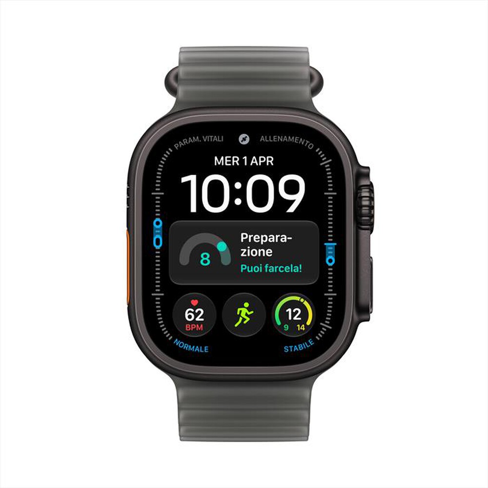 Immagine del prodotto APPLE - Watch Ultra 4 GPS + Cellular 49mm Titanio-Ocean Band Nero traslucido