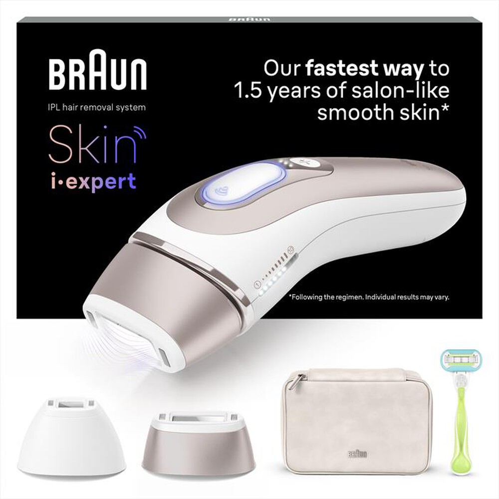 "BRAUN - LUCE PULSATA PL7147-BIANCO/BRONZO"