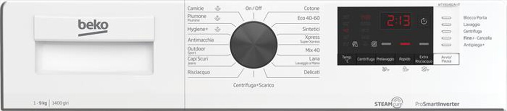 "BEKO - Lavatrice WTX91482AI-IT 9 Kg Classe A-Bianco"
