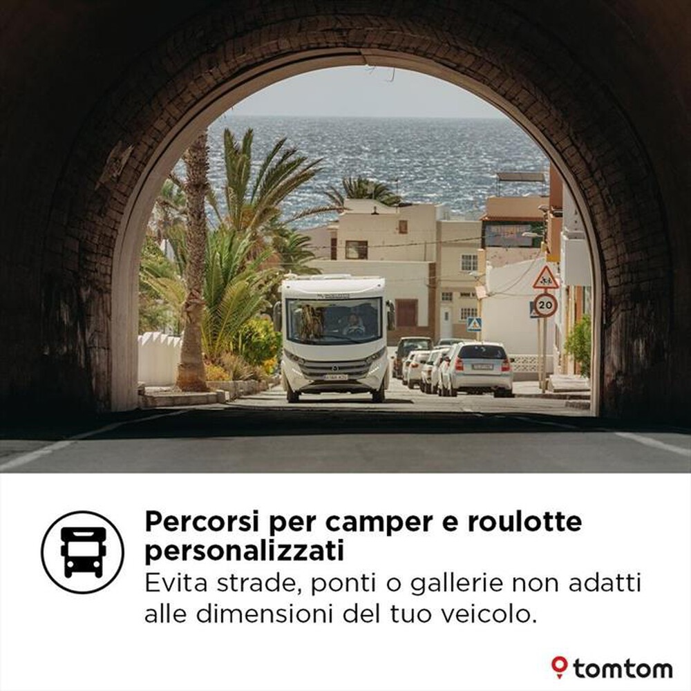 Immagine del prodotto TOM TOM - Navigatore portatile GO CAMPER MAX 2A GENERAZIONE-Nero