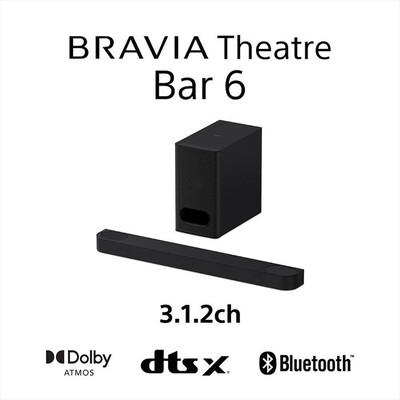 SONY - BRAVIA Theatre Bar 6 HTBD60.CEL-Nero
