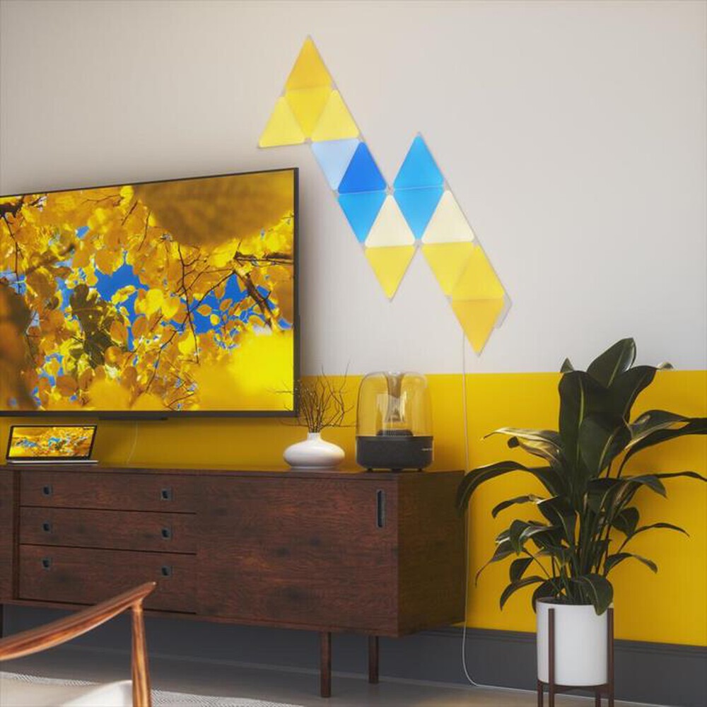 "NANOLEAF - SHAPES SMARTER KIT - 15 TRIANGOLI LUMINOSI-WHITE"
