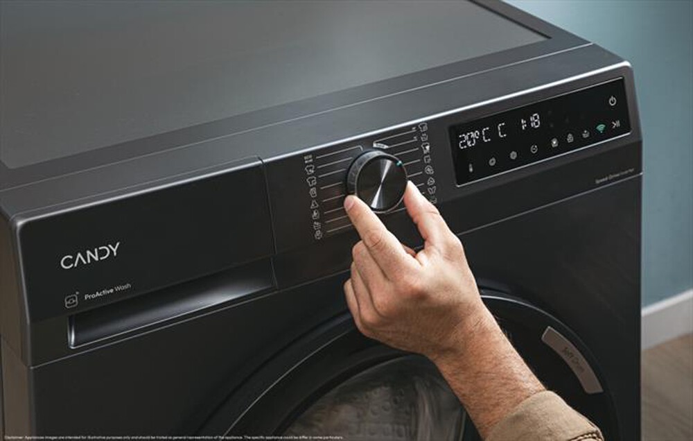 "CANDY - Lavatrice BR48B6GS 8 Kg Classe A-Anthracite"