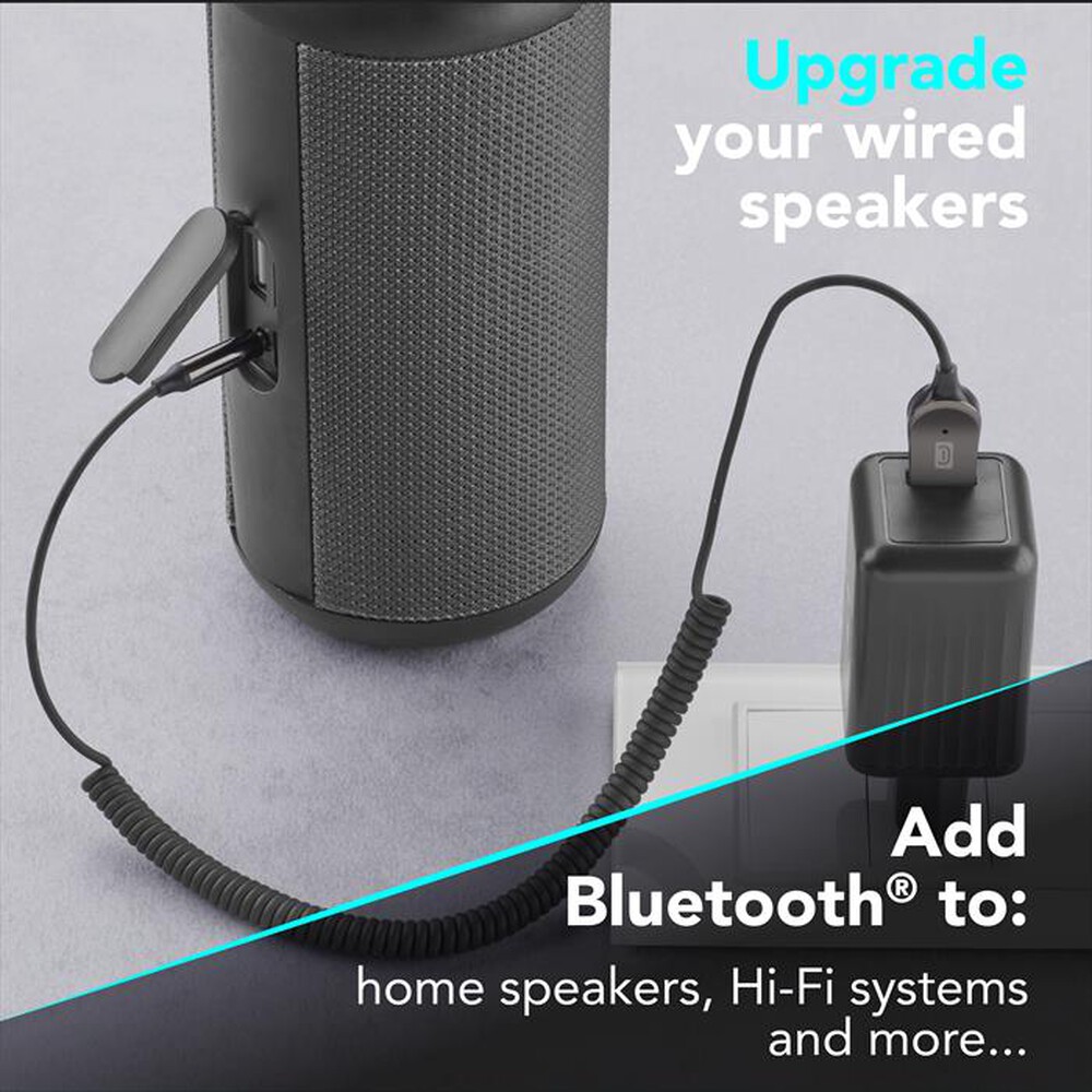 Immagine del prodotto CELLULARLINE - CAVO RICEVITORE BLUETOOTH CONNETTORE JACK 3.5-Nero