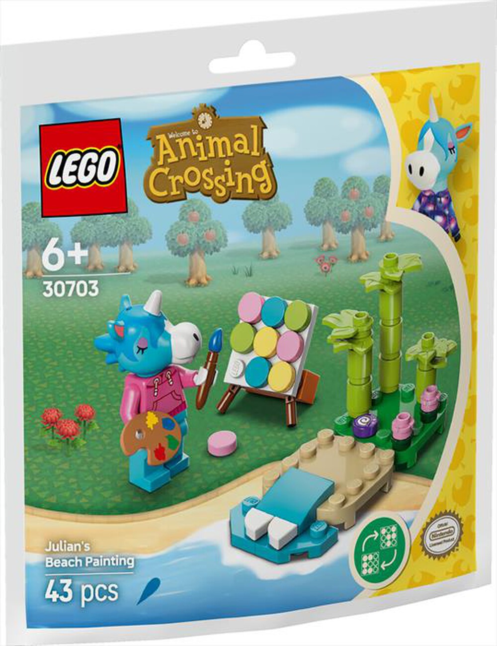 "LEGO - ANIMAL CROSSING Giuliano dipinge sulla - 30703"