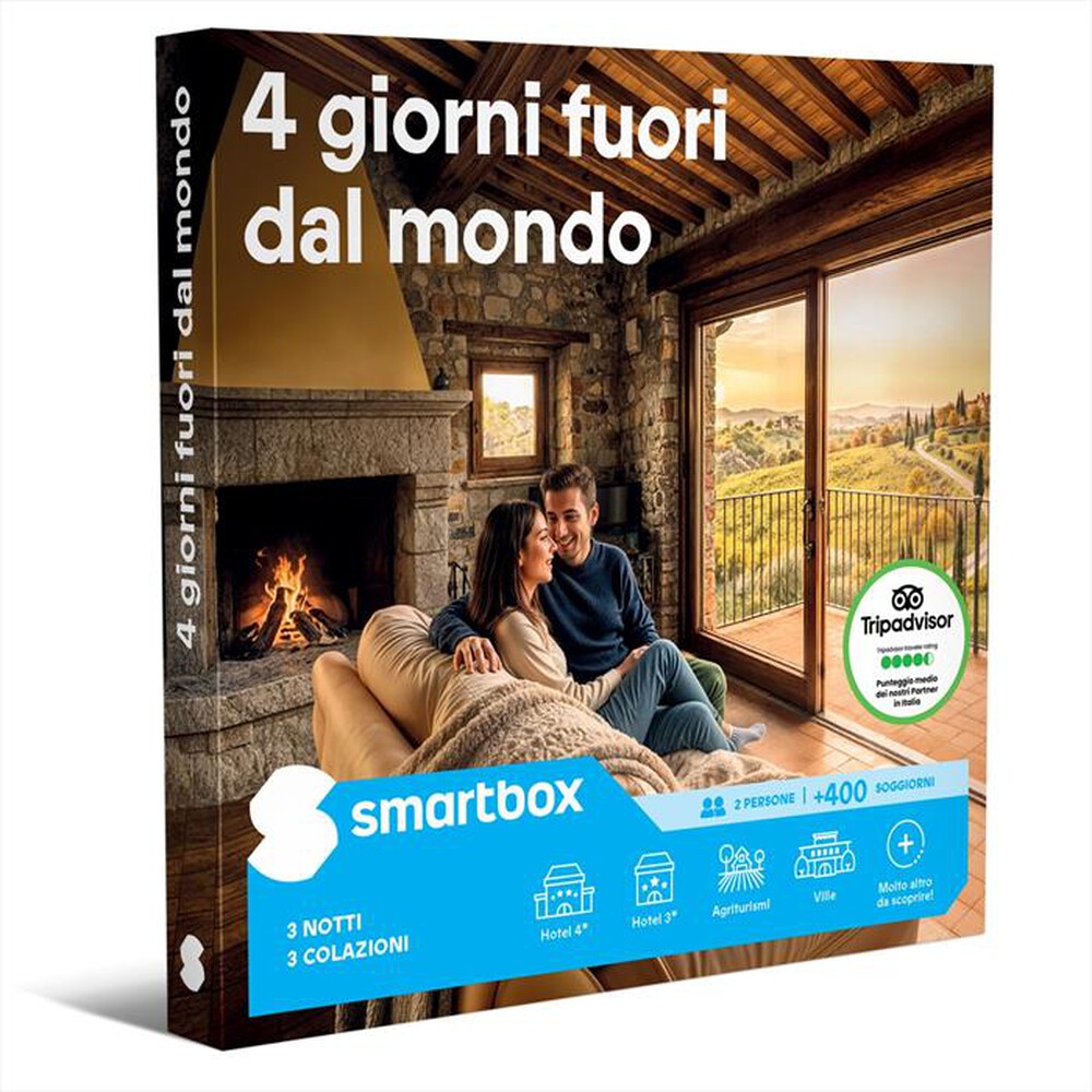 Immagine del prodotto SMARTBOX - 4 GIORNI FUORI DAL MONDO-eBox digitale