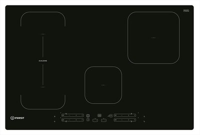 INDESIT - Piano cottura induzione IB 21B77 NE 77 cm-Nero