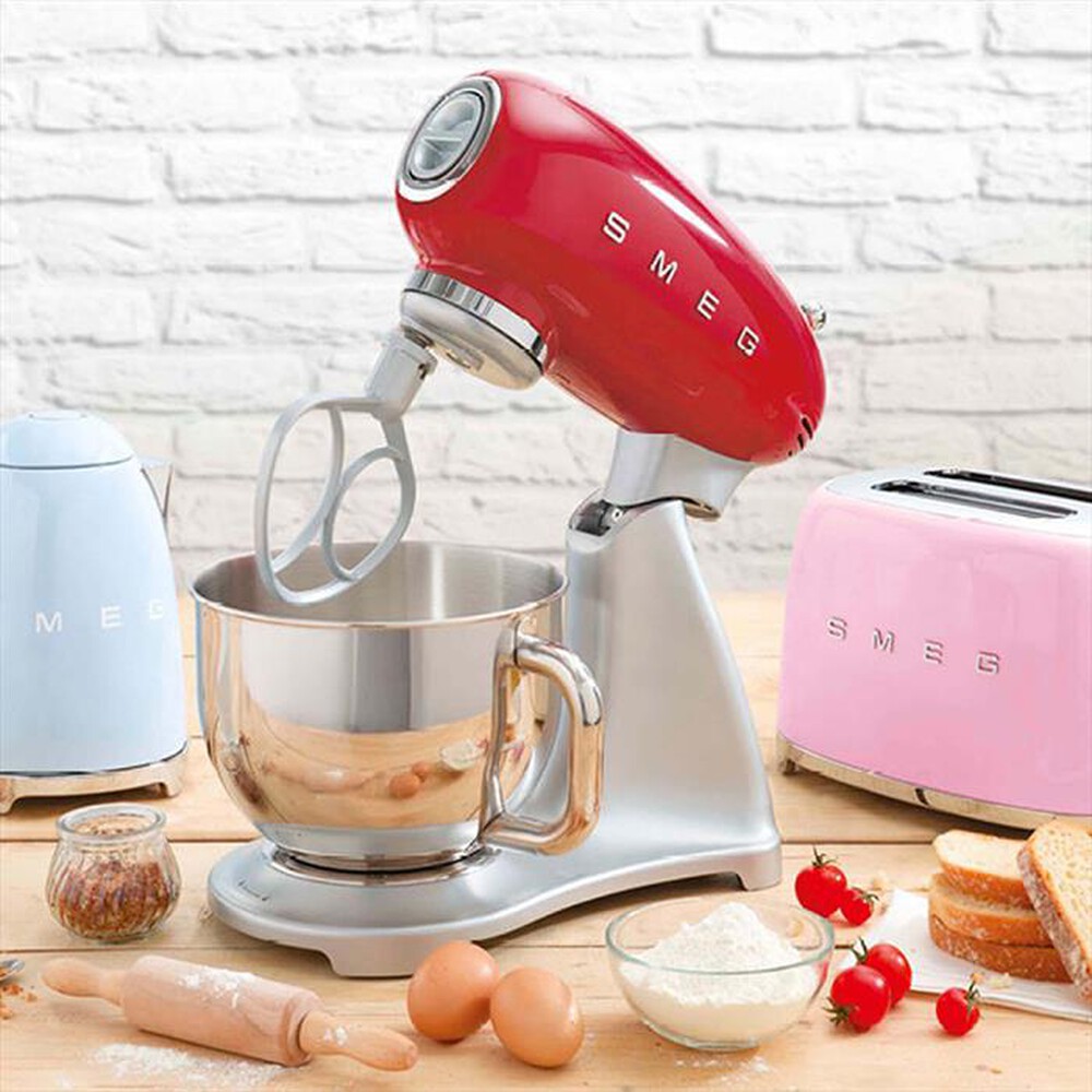 "SMEG - Impastatrice Standard 50's Style – SMF02RDEU-rosso"