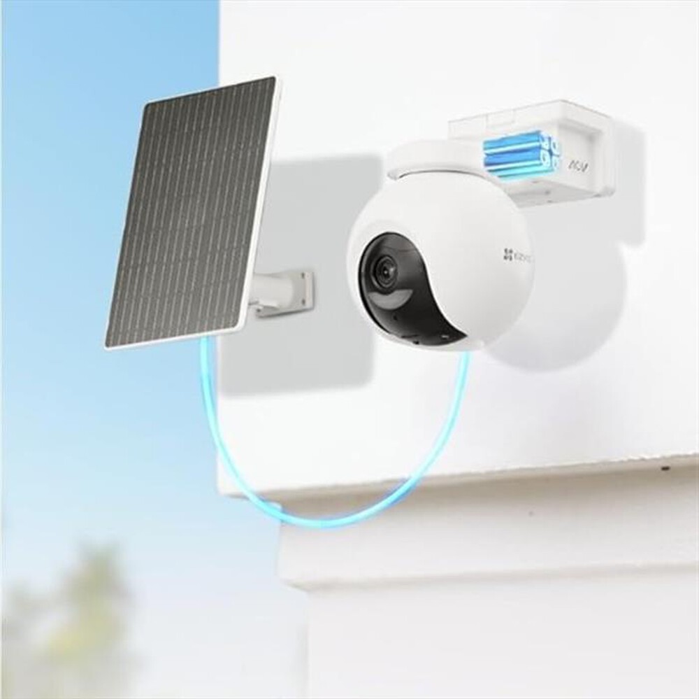 Immagine del prodotto EZVIZ - Kit telecamera WiFi HB8 PRO 4K + SOLAR PANEL-bianco/nero