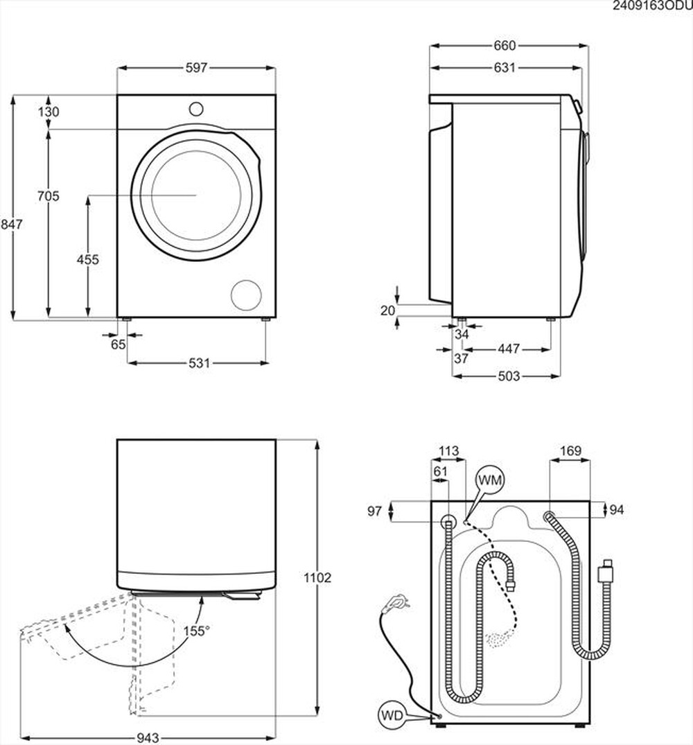 Immagine del prodotto ELECTROLUX - Lavatrice EW7FBG411G 11 Kg Classe A-Bianco
