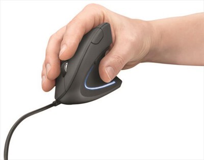 TRUST - VERTO WIRED ERGO MOUSE-Black